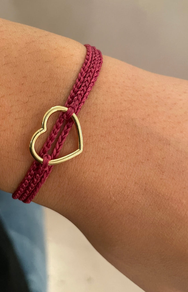 Heart crochet bracelet - [18DELPERO]