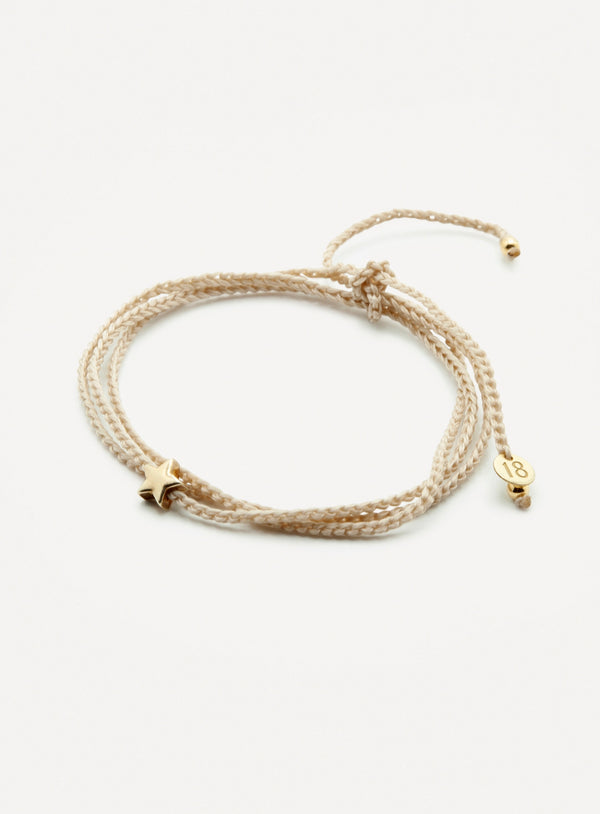 Golden silver Little Star bracelet - [18DELPERO]