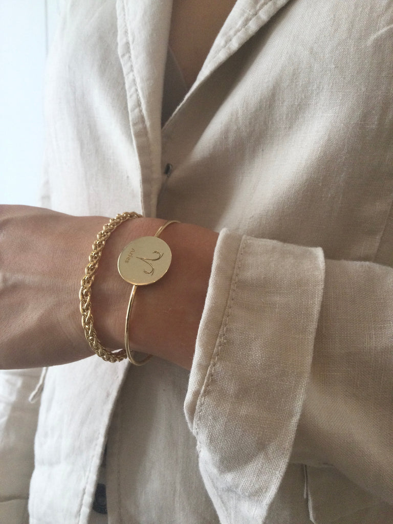 Zodiac cuff bracelet - Aries - [18DELPERO]