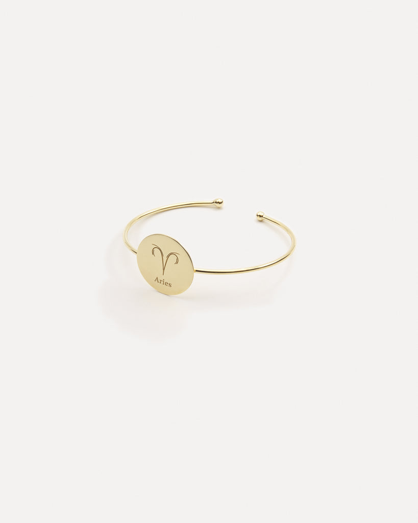 Zodiac cuff bracelet - Aries - 18DELPERO
