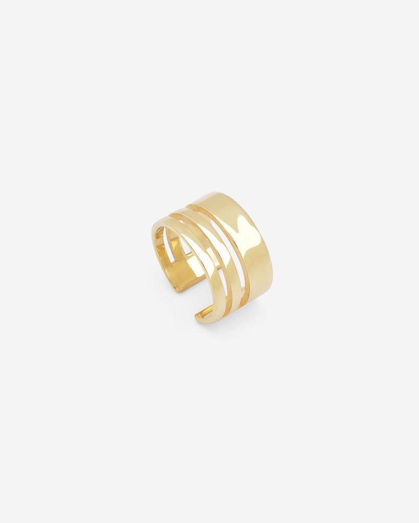 Stripe band ring - [18DELPERO]
